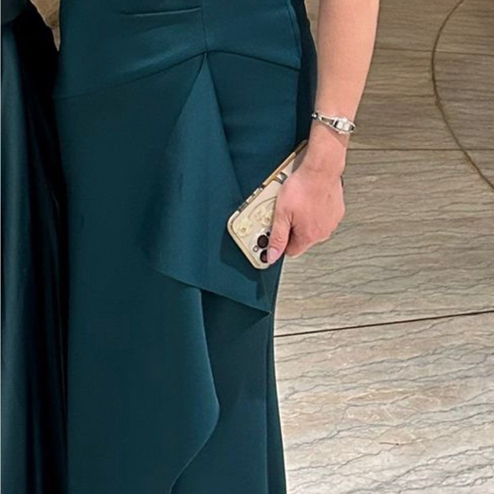 XSCAPE Dark Green Formal Dress